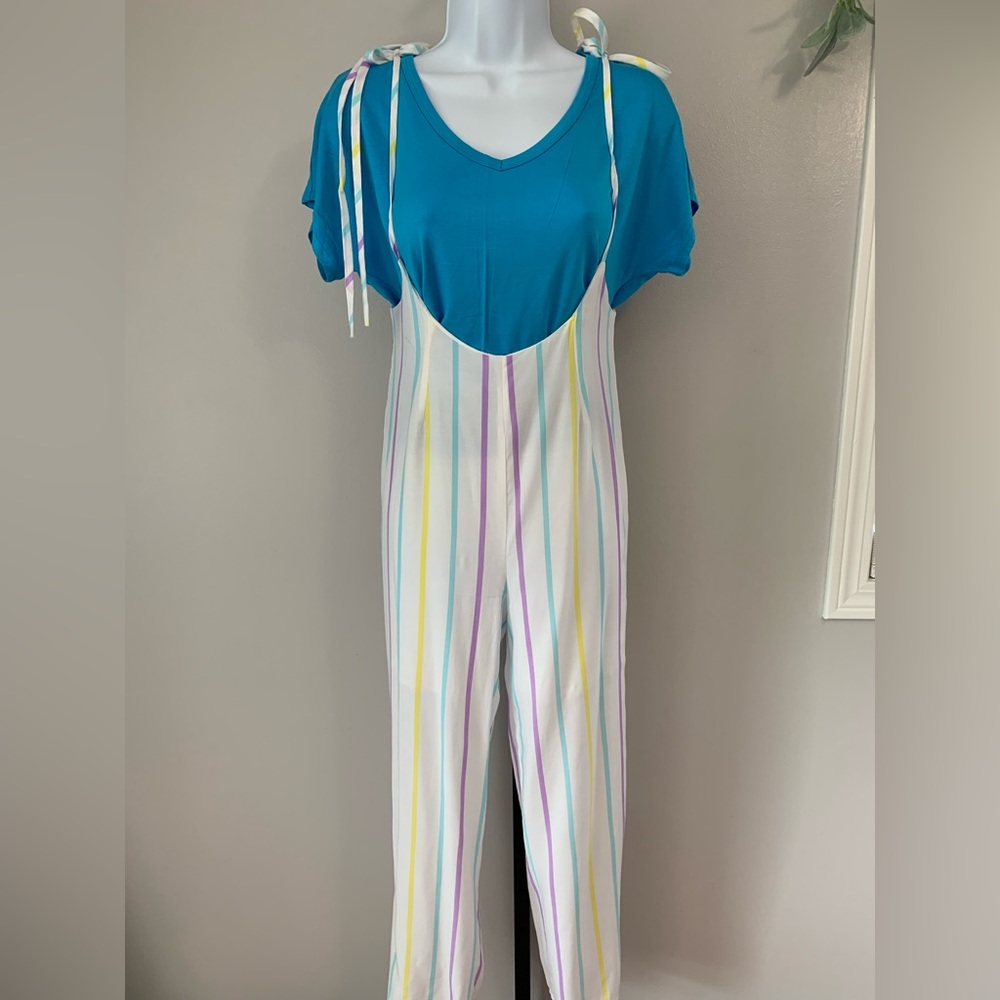 Striped Multicolor Jumpsuit
